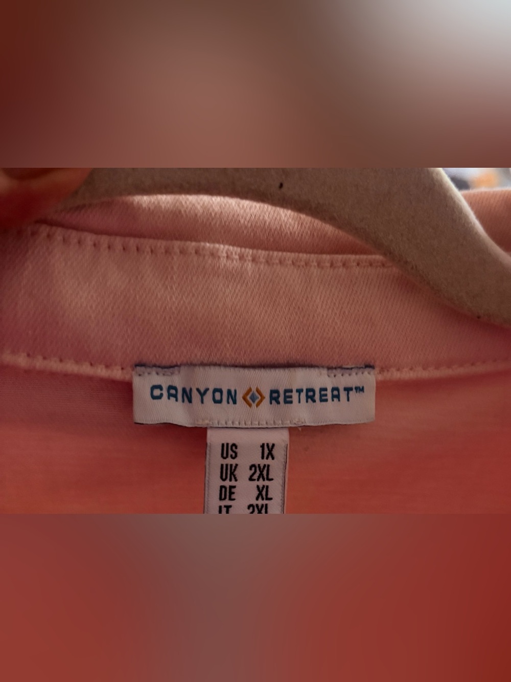 Pretty pink Denim & Co “ canyon retreat “ Jean Jacket 1x - Picture 4 of 6